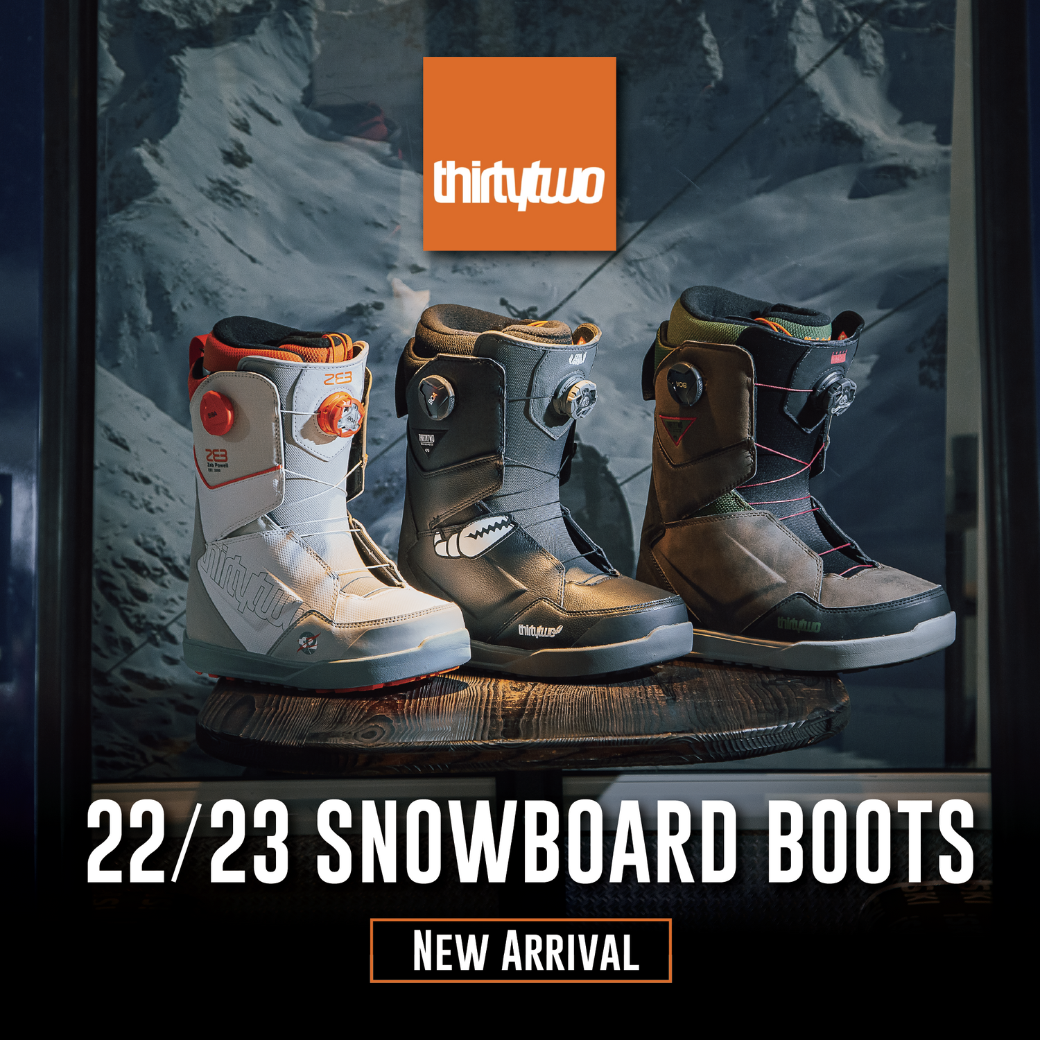 ThirtyTwo 極輕量單板雪鞋