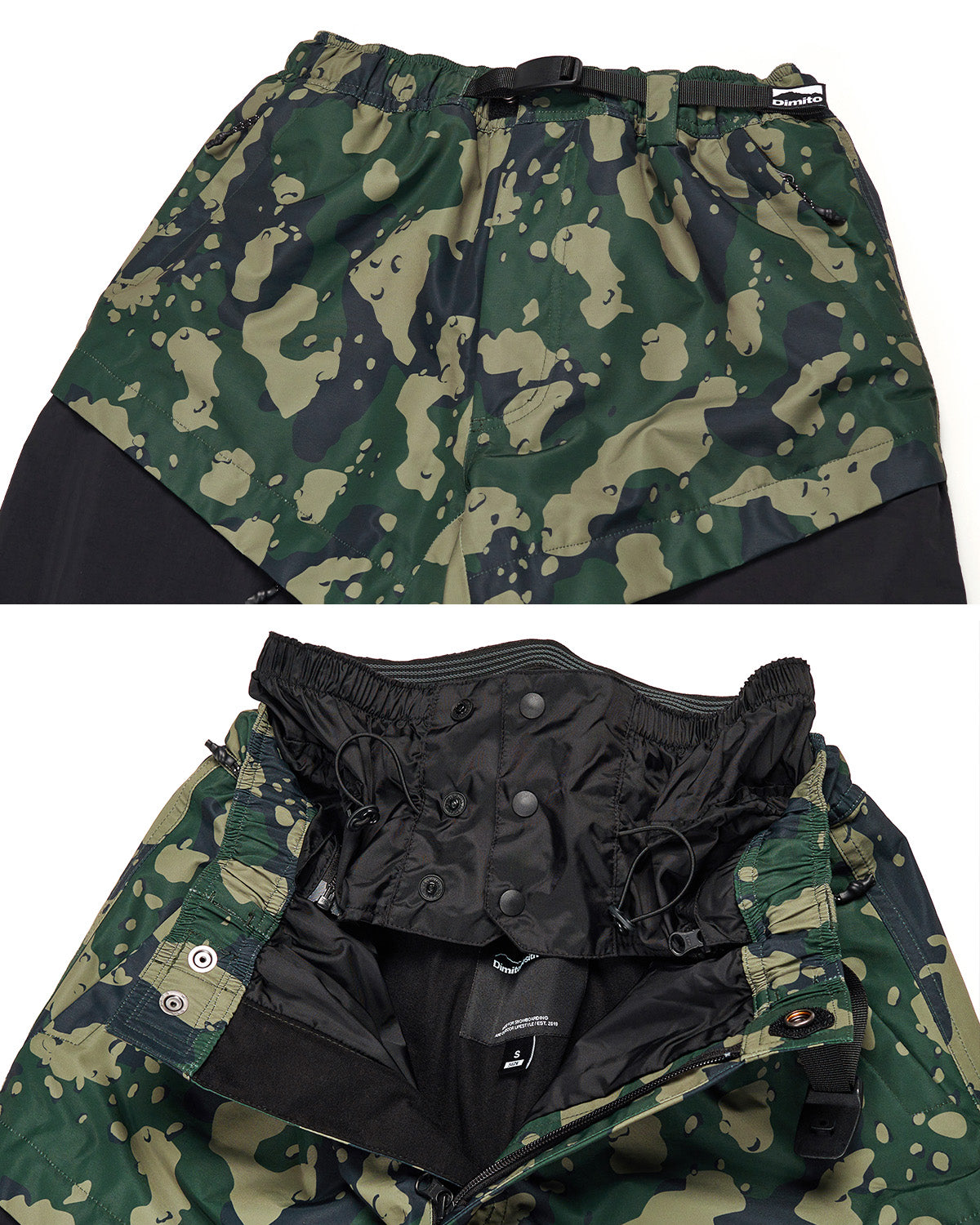 23/24 Dimito BLOCK WIDE PANTS 雪褲